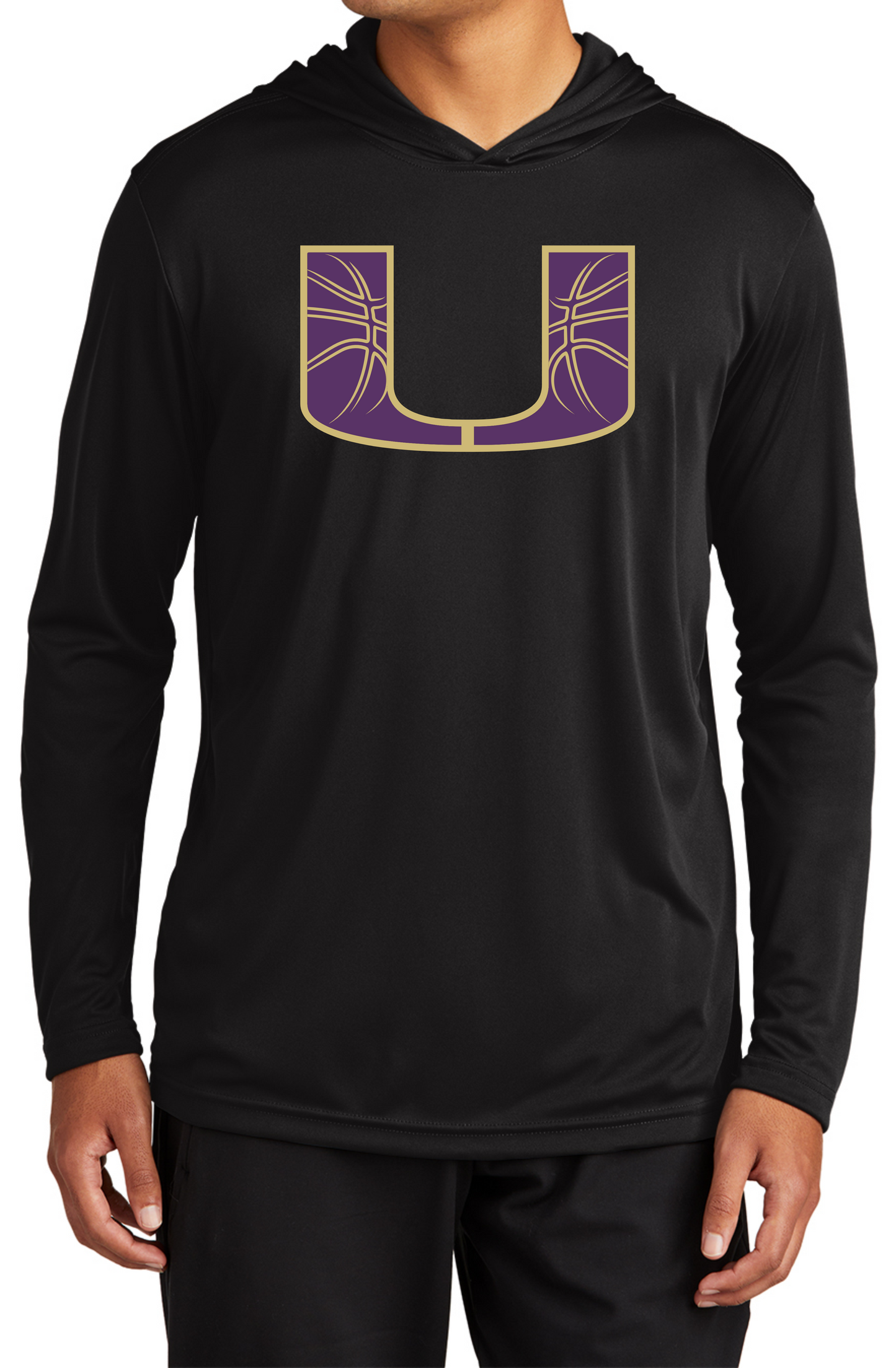 Sport-Tek Hooded Pullover Basketball NO NAME on back.