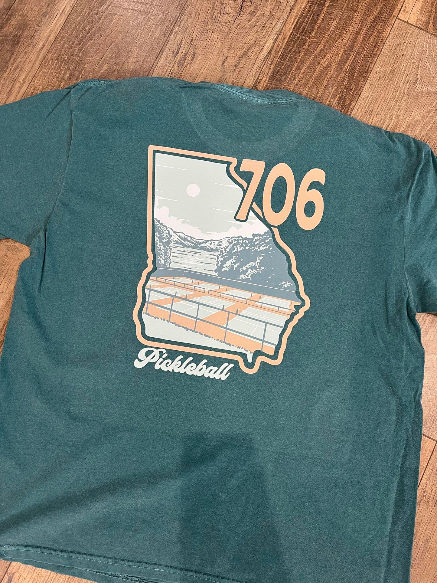 706 Pickleball Seven Zero Six State of GA PB0102 Comfort Colors