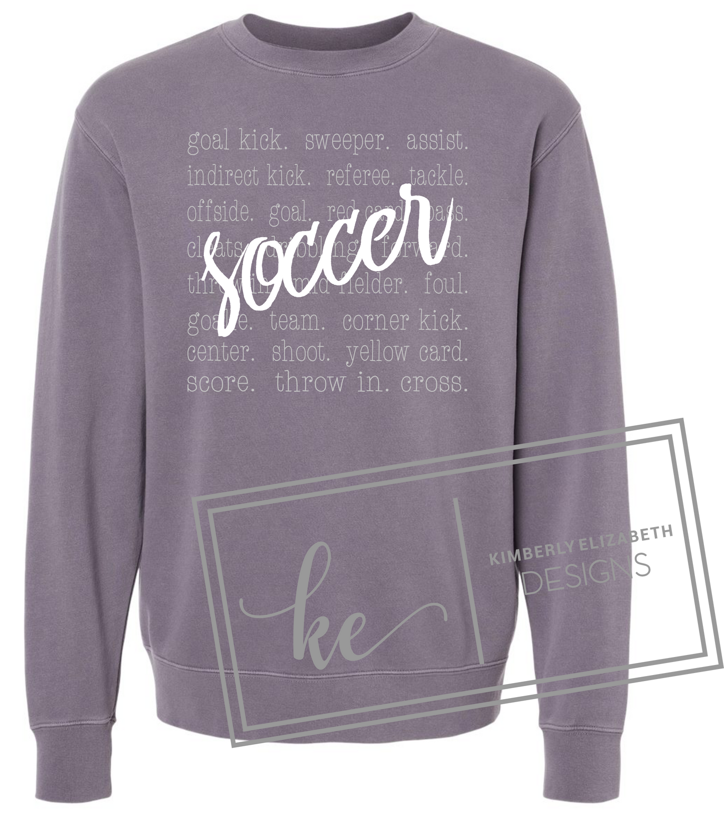 UC0352 Independent Unisex Mid-weight Pigment-Dyed Sweatshirt *Enter Sport in Textbox*