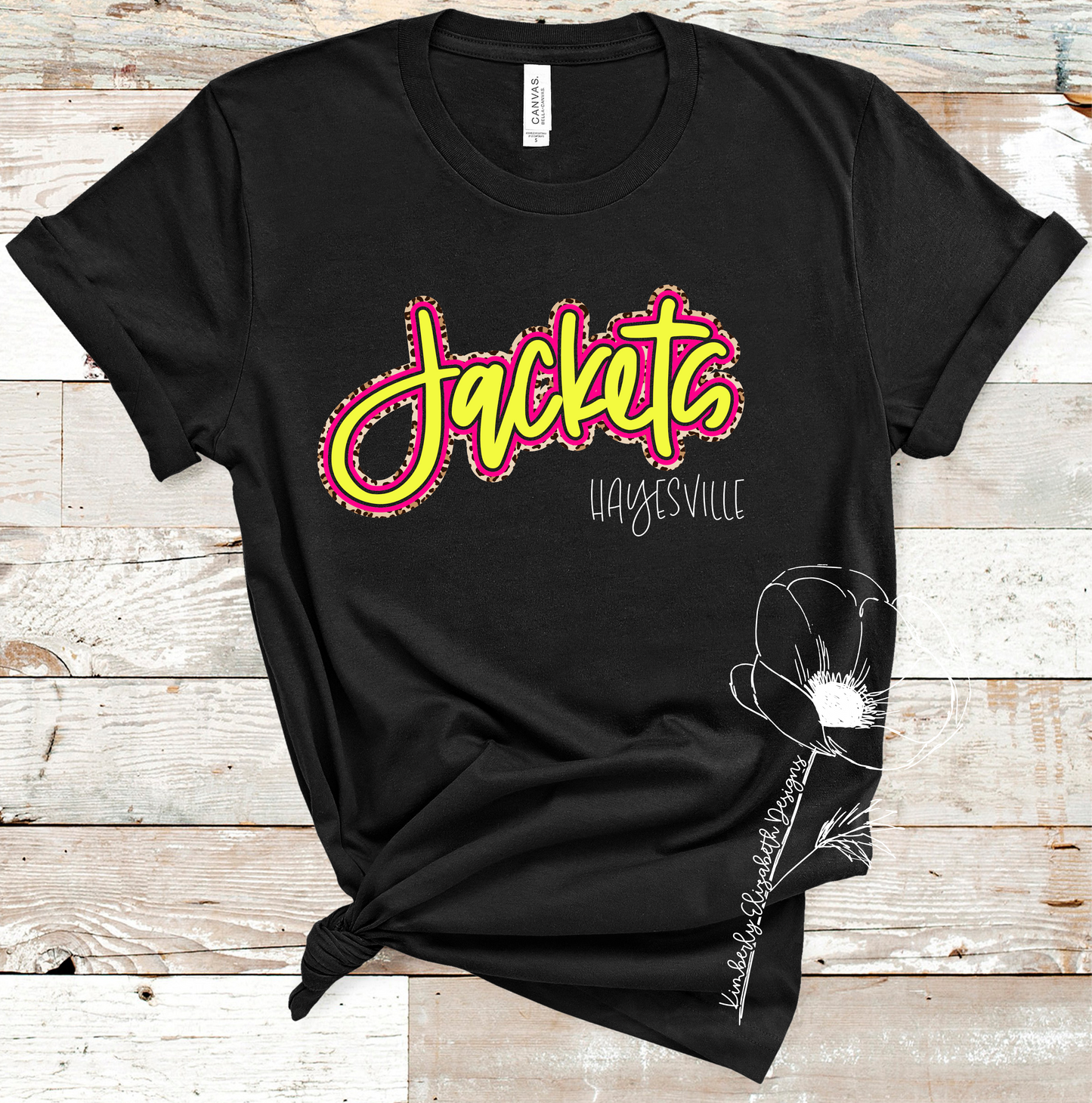 YJ0183 cheetah, pink, and yellow