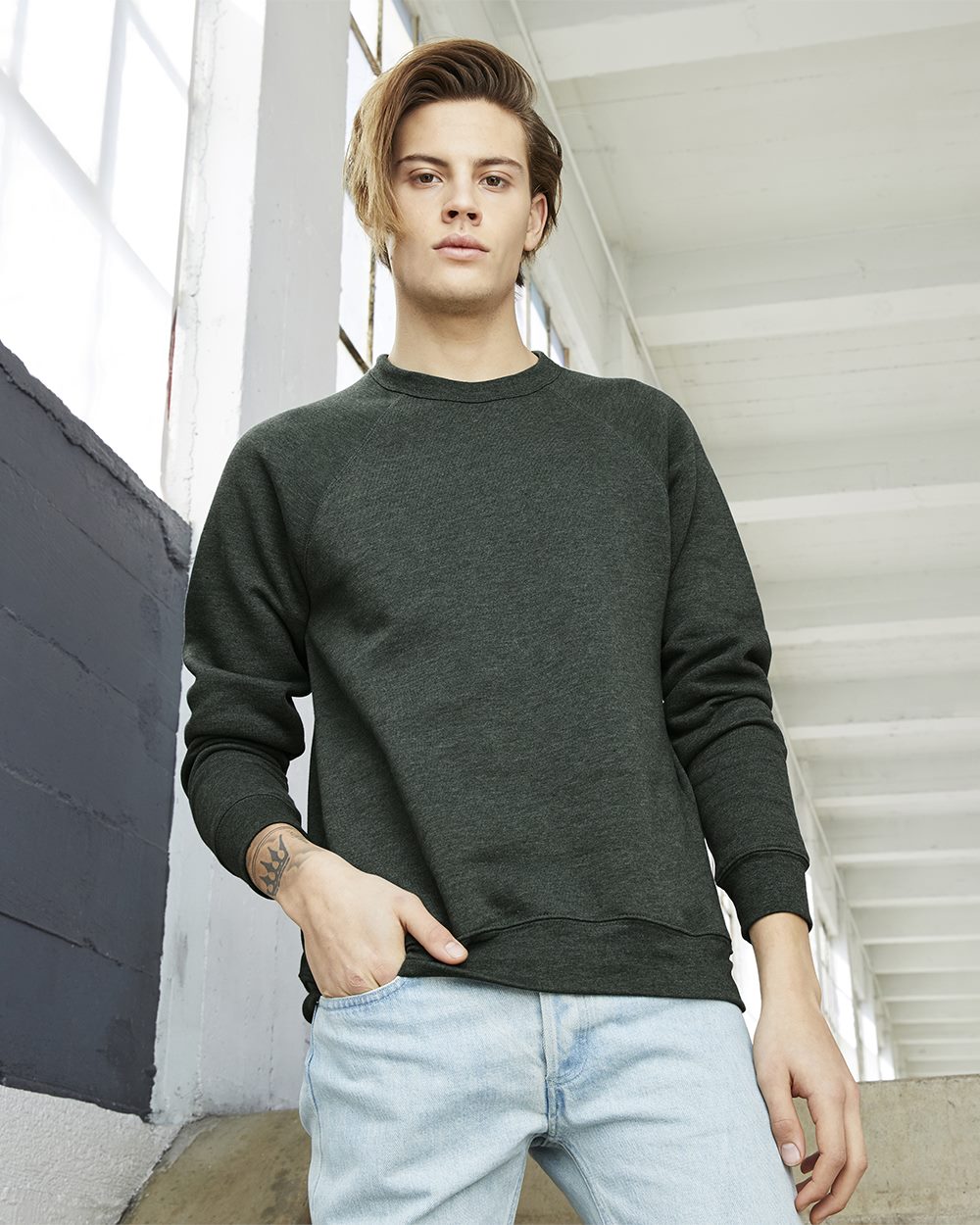 Union General Hospital Left Chest Logo Bella Canvas Sweatshirt