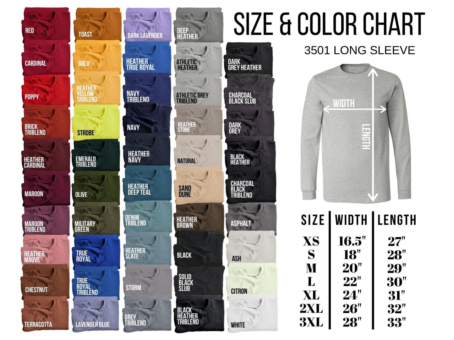 Union General Hospital Left Chest Logo Bella Canvas Long Sleeve