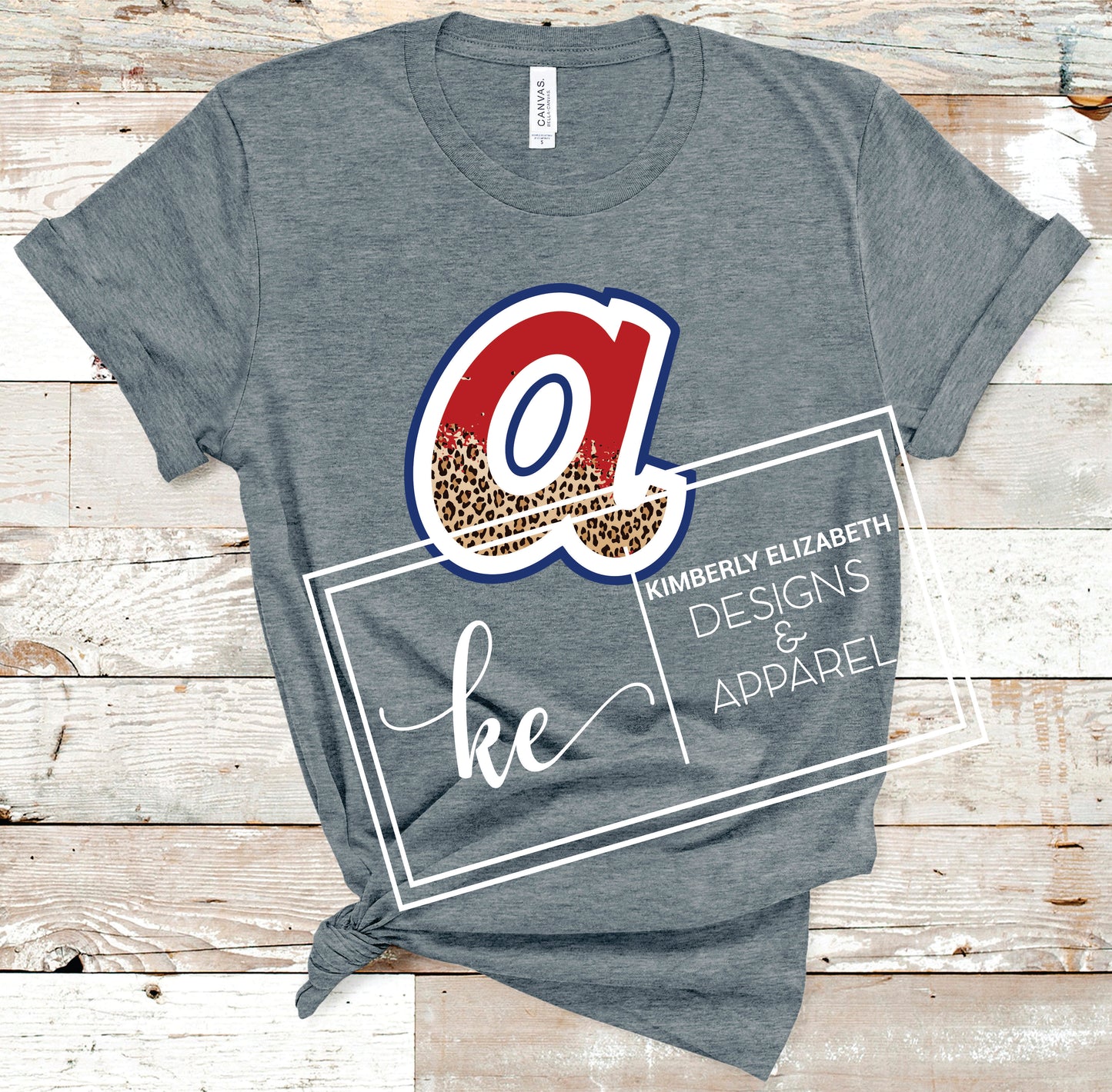Braves vintage A distressed cheetah DIGITAL FILE