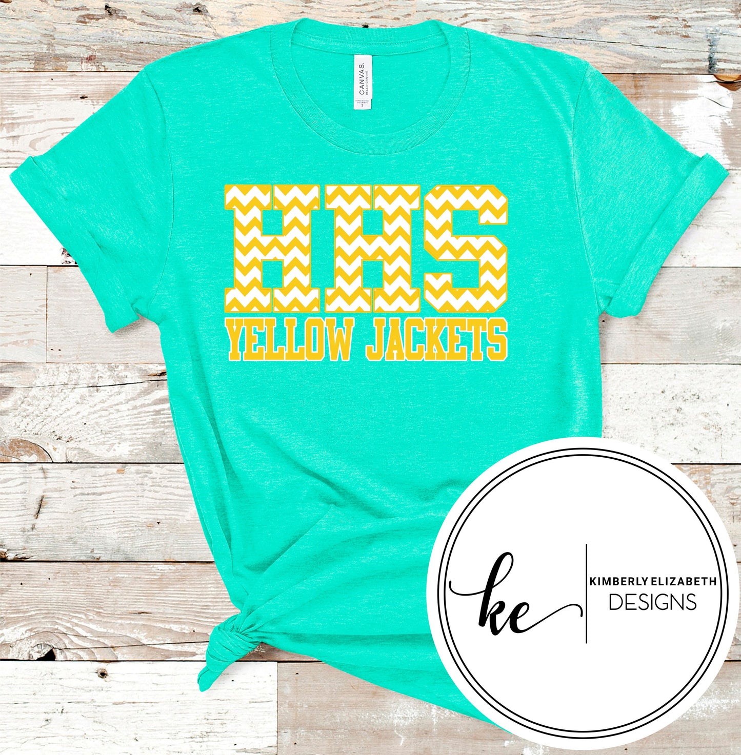YJ0128 Yellow Chevron Please enter school in text box, example: HHS