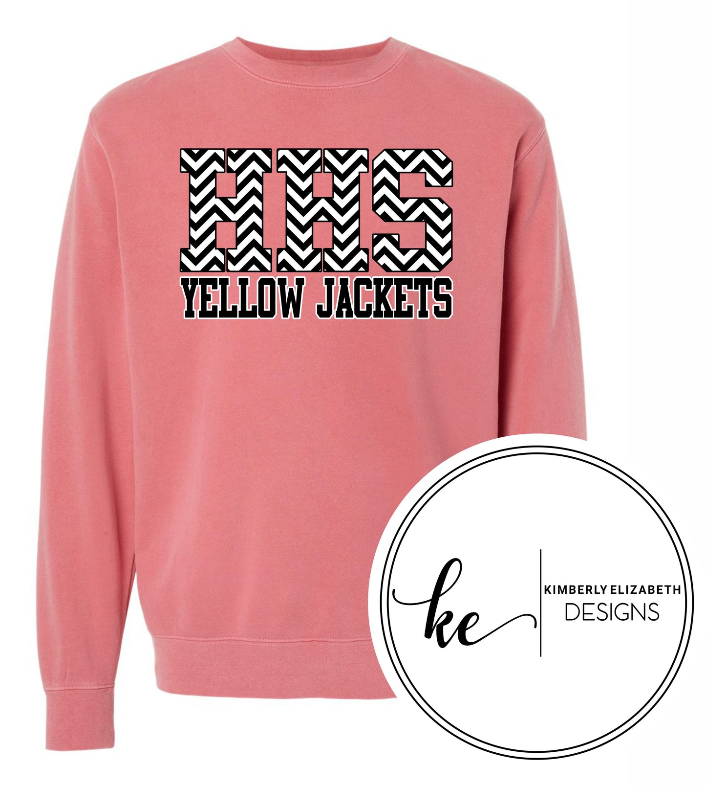 YJ0129 Black Chevron Please enter school in text box, example: HHS