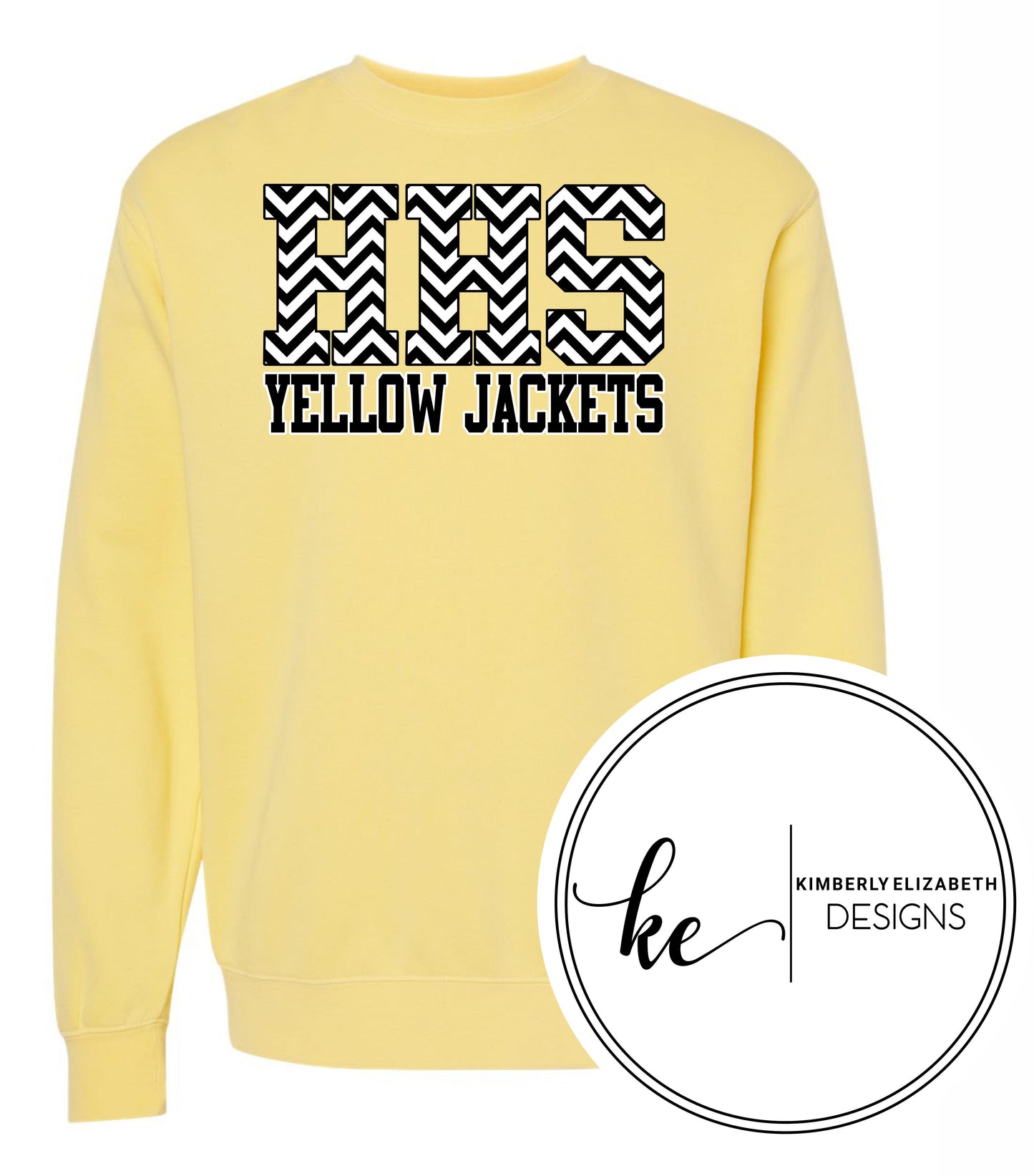 YJ0129 Black Chevron Please enter school in text box, example: HHS