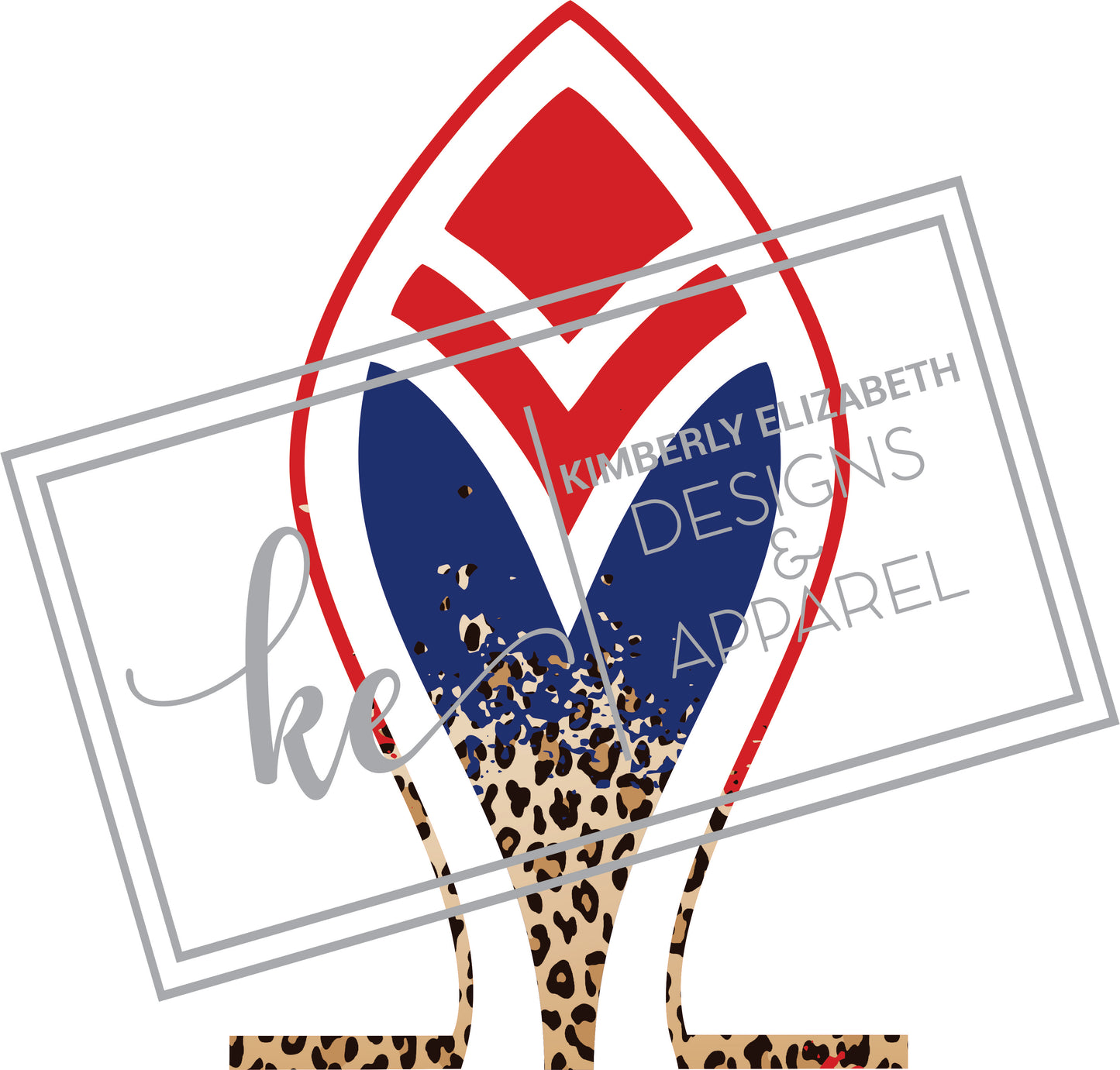 Braves feather distressed cheetah DIGITAL FILE