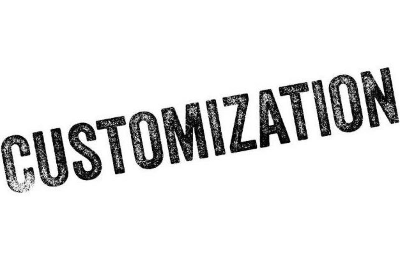 Customization/Add-on's