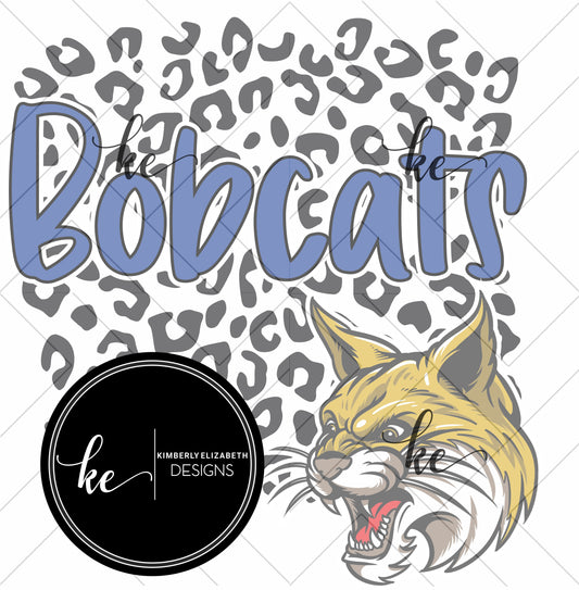 Bobcats Cheetah Background DIGITAL FILE