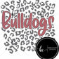 Bulldogs Cheetah Background DIGITAL FILE
