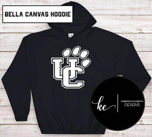 UC0172 Bella Canvas Hoodie or Sweatshirt