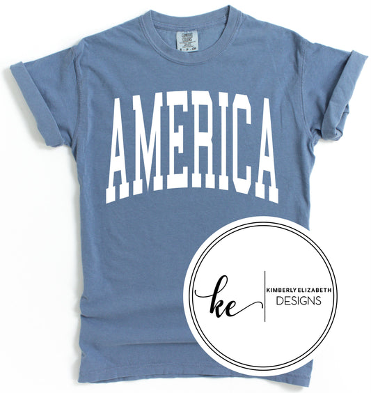 USA0102 Comfort Colors Tee Shirt