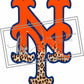 New York baseball distressed cheetah DIGITAL FILE